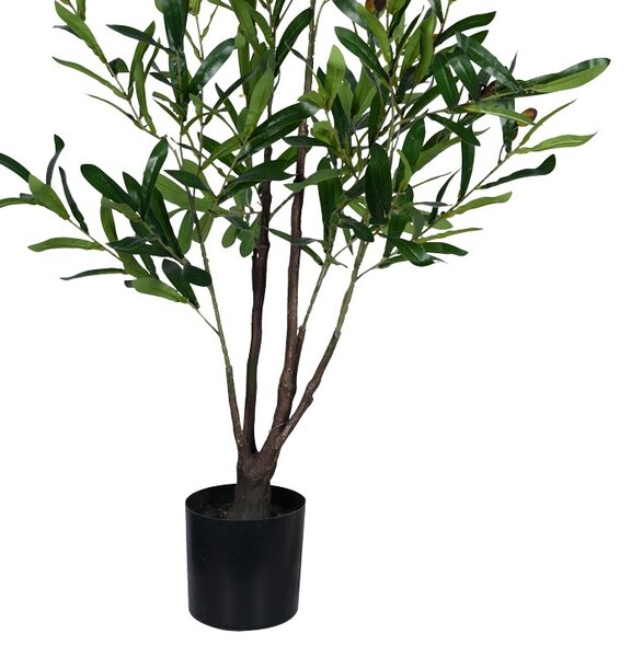 Διακοσμητικό φυτό Olive tree σε γλάστρα πράσινο πλαστικό PP H120 cm