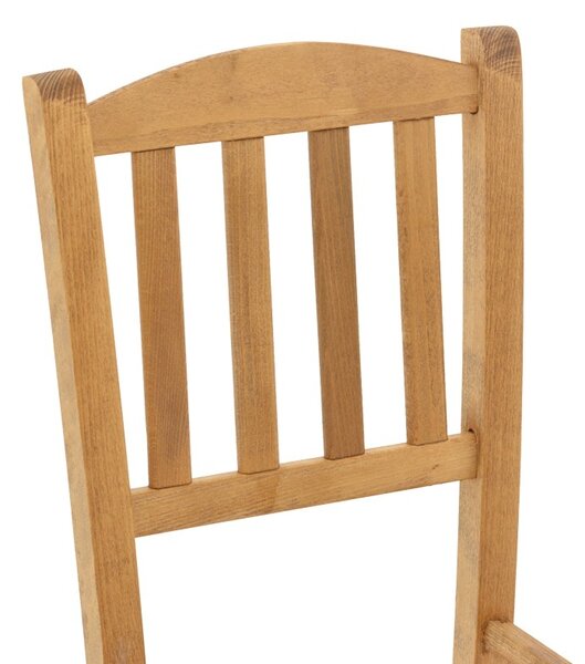 Καρέκλα Damnir από ξύλο οξιάς solid finisaj καρυδιά 41x42x92 cm