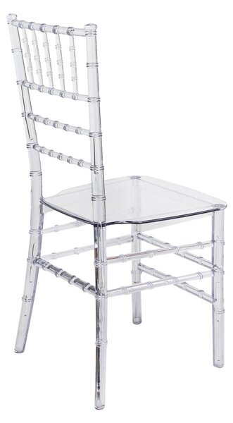 Καρέκλα κήπου Tiffany transparent PC 38.5x46x88 cm