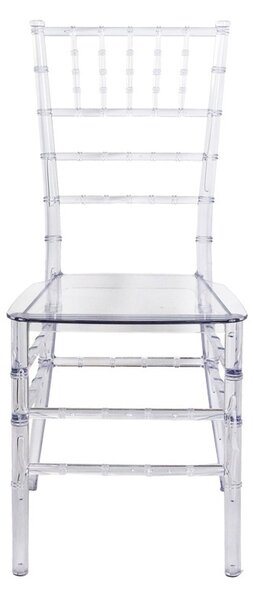 Καρέκλα κήπου Tiffany transparent PC 38.5x46x88 cm