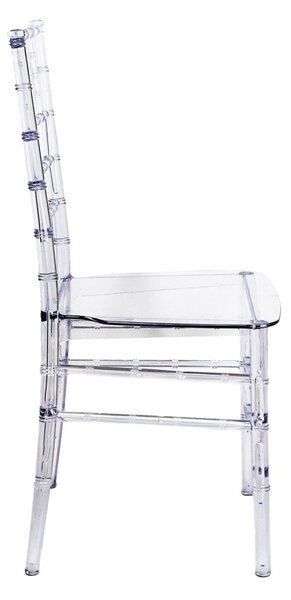 Καρέκλα κήπου Tiffany transparent PC 38.5x46x88 cm