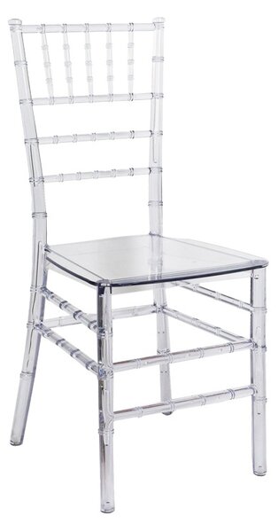 Καρέκλα κήπου Tiffany transparent PC 38.5x46x88 cm