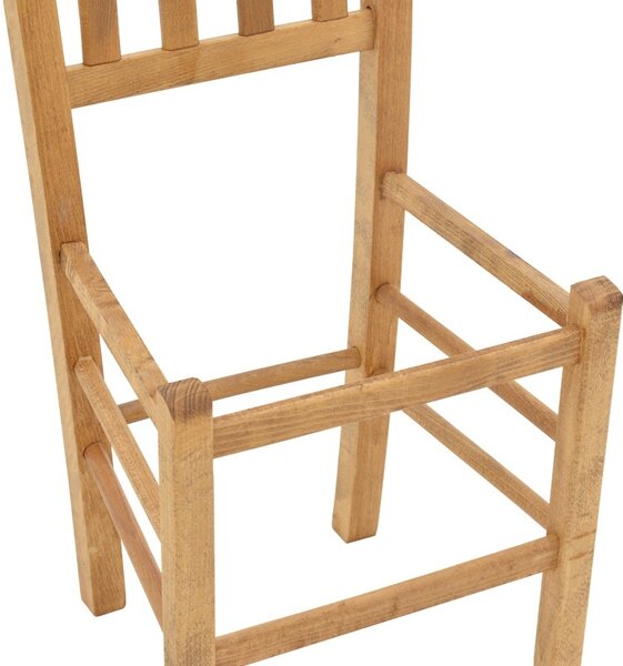 Καρέκλα Damnir από ξύλο οξιάς solid finisaj καρυδιά 41x42x92 cm
