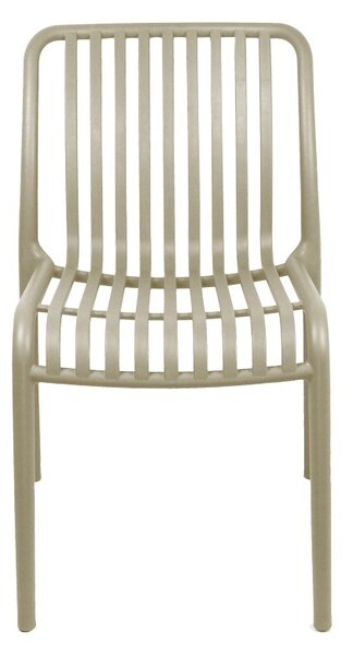 Καρέκλα κήπου de bar Laudre πλαστικό PP cappuccino 42x58x79 cm