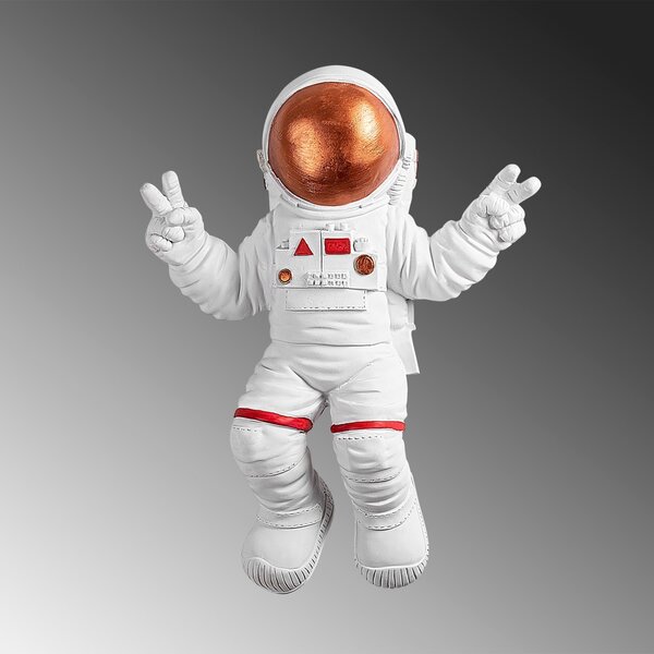 Διακοσμητικό Τοίχου Yak-001 Astronaut, Κεραμιδί, 35x47x10 cm