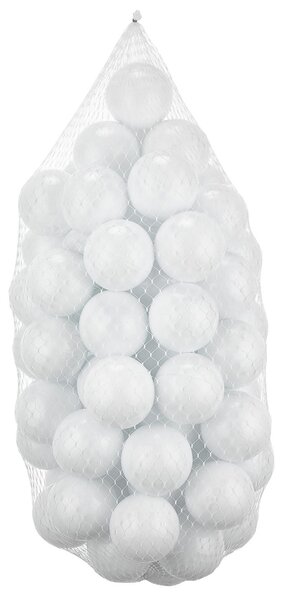 Μπαλάκια για πισίνα με μπαλάκια Bubble Pops 50 Λευκά 7x7x0 cm