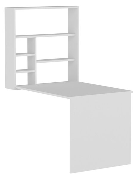 Επιτοίχιο γραφείο Sedir Λευκό 59x16x80.2 cm
