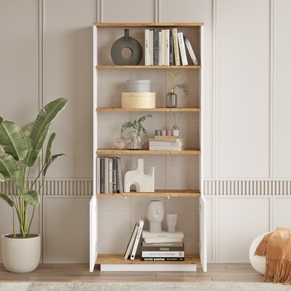 Βιβλιοθήκη FR16 Pine, 75x168.3x26.8 cm