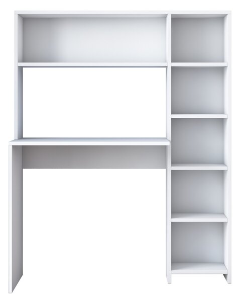 Γραφείο με βιβλιοθήκη HA104 Λευκό 113.2x141.8x40 cm