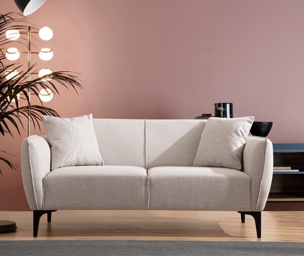 2θέσιος καναπές Belissimo Μπεζ 160x67x95 cm