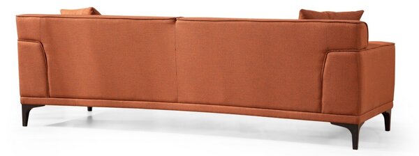 3θέσιος καναπές Petra Πορτοκαλί 212x86x69 cm