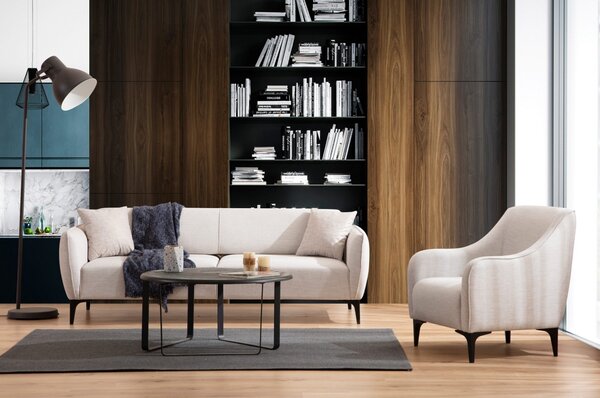 3θέσιος καναπές Belissimo Μπεζ 220x67x95 cm