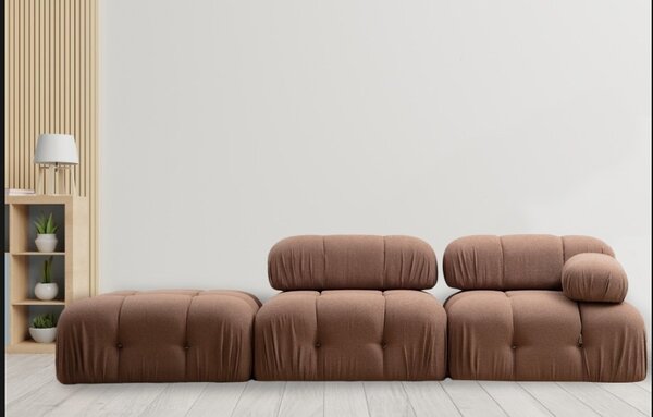 Αρθρωτός καναπές Bubble 1R Καφέ 95x95x75 cm