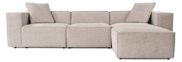 Γωνιακός Καναπές Lora Καφέ 303x193x65 cm