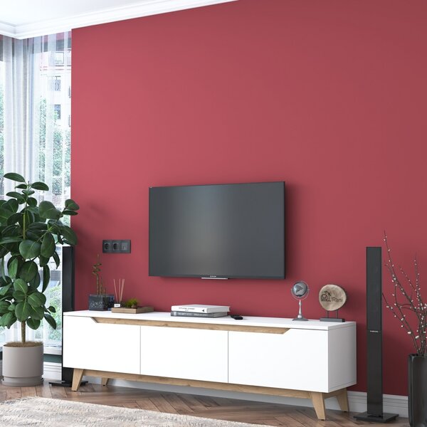 Έπιπλο TV D1 Λευκό 180x35x48.6 cm