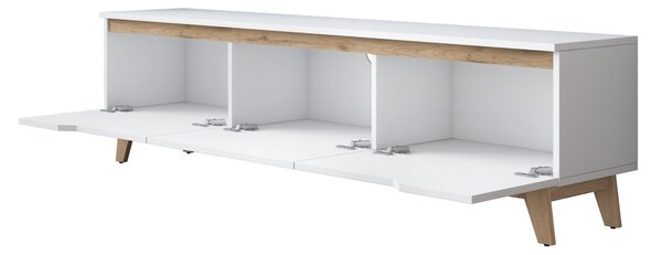 Έπιπλο TV D1 Λευκό 180x35x48.6 cm