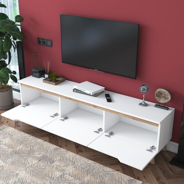 Έπιπλο TV D1 Λευκό 180x35x48.6 cm