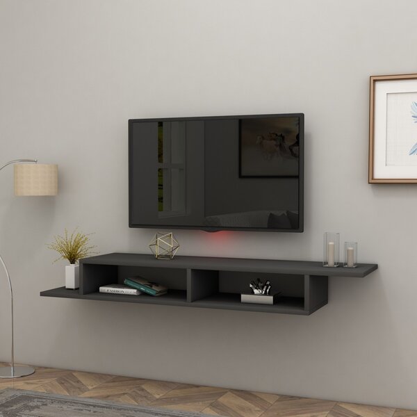 Έπιπλο TV Muson Ανθρακί 120x29.6x18.2 cm