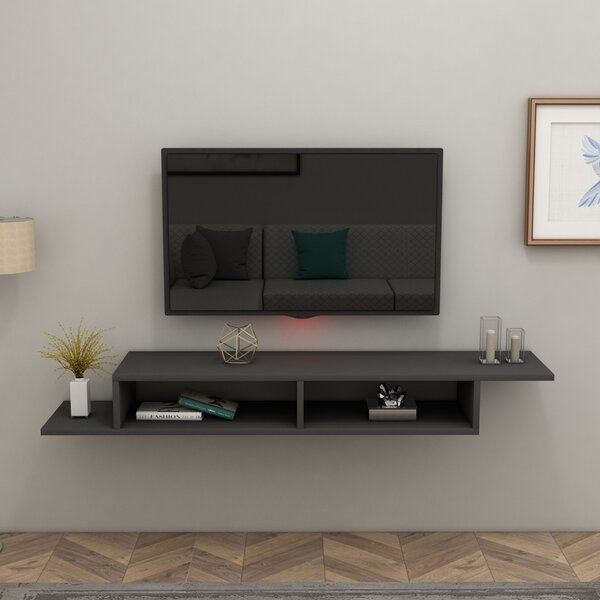 Έπιπλο TV Muson Ανθρακί 120x29.6x18.2 cm