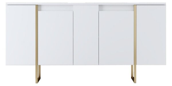 Κονσόλα Luxe Λευκό 160x35x80 cm