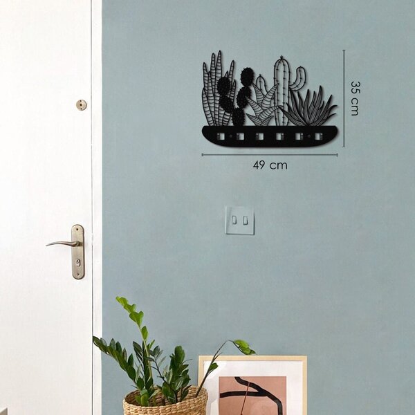 Κρεμάστρα Cactus APT612 Μαύρο 68x44 cm