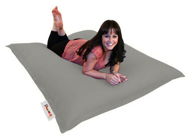 Πολυθρόνα Πουφ Κήπου Cushion Pouf Γκρι 100x100x20 cm