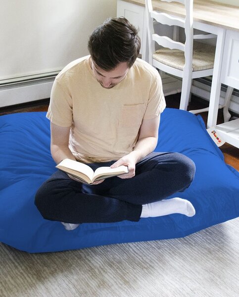 Πολυθρόνα Πουφ Κήπου Cushion Pouf Μπλε 20x100 cm