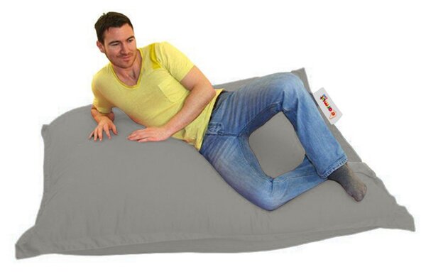Πολυθρόνα Πουφ Κήπου Cushion Pouf Γκρι 100x100x20 cm