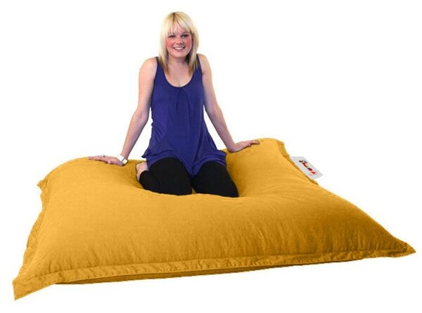 Πολυθρόνα Πουφ Κήπου Cushion Pouf Κίτρινο 20x100 cm