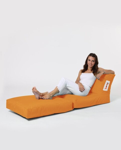 Πολυθρόνα Πουφ Κήπου Siesta Πορτοκαλί 180x55x40 cm