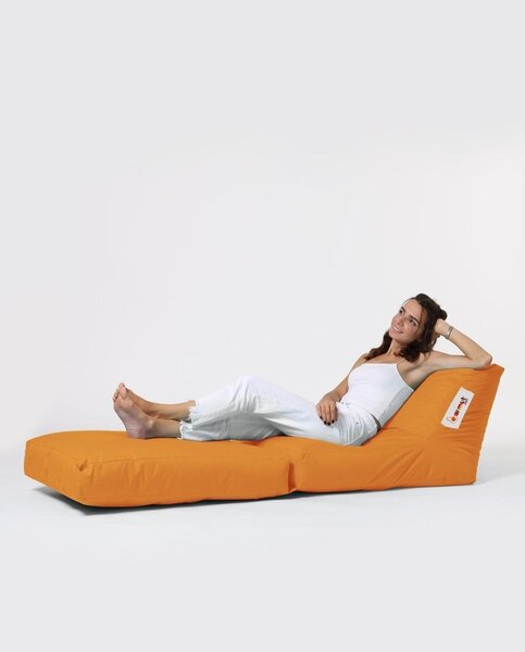 Πολυθρόνα Πουφ Κήπου Siesta Πορτοκαλί 180x55x40 cm