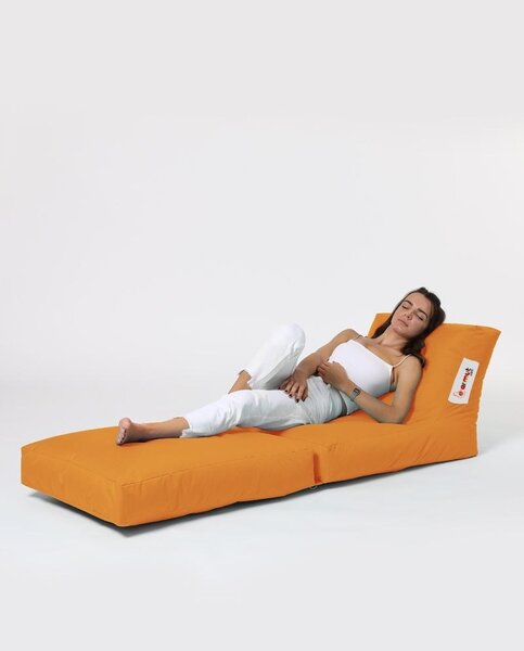 Πολυθρόνα Πουφ Κήπου Siesta Πορτοκαλί 180x55x40 cm