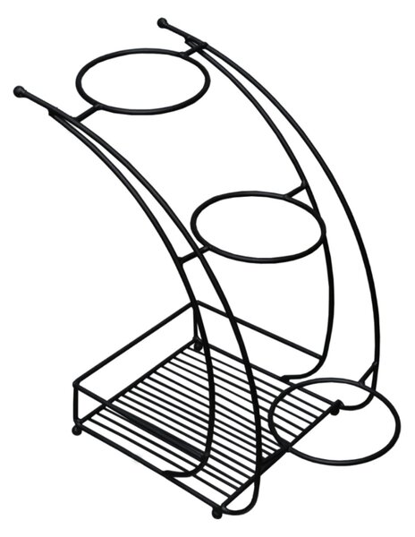 Διακοσμητική Ζαρντινιέρα SEH-4567 Μαύρο 19x19x37 cm