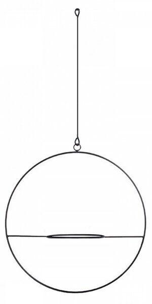 Ζαρντινιέρα SEH-4559 Μαύρο 25x25x25 cm