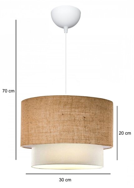 Φωτιστικό οροφής AYD-2999v Μπεζ 70x30x20 cm