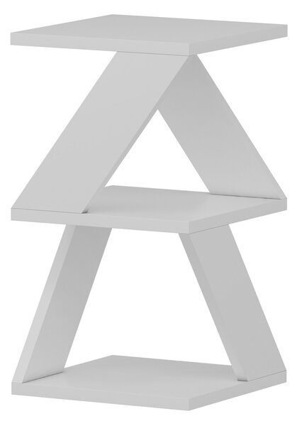 Πλαϊνό τραπεζάκι Albeni Λευκό 30x50x30 cm