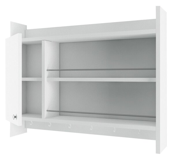 Κρεμαστό ράφι κουζίνας Knerr Λευκό 85x15x65 cm
