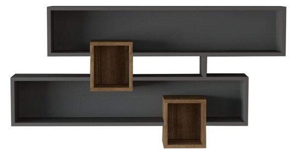 Ράφι τοίχου Karen Γκρι 120x75x22 cm