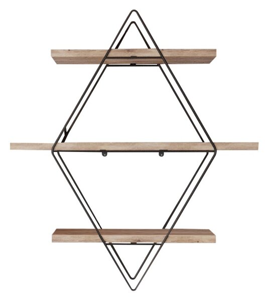 Ράφι τοίχου CM-028-SRK Χρυσό 70x16x60 cm