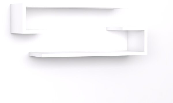 Ράφι τοίχου Eldo Λευκό 60x15x19.6 cm