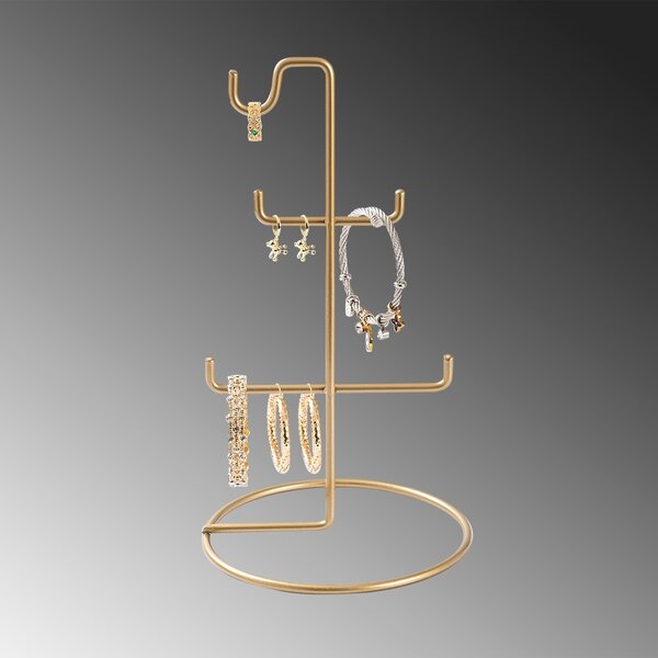 Βάση κοσμημάτων TK-003 Χρυσό 15x27 cm