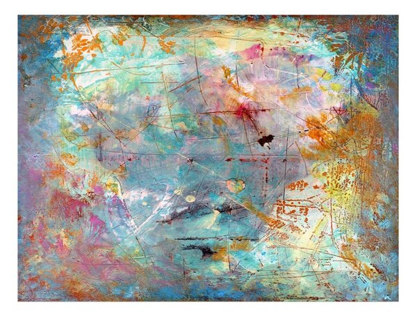 Πίνακας καμβά 629662394 Πολύχρωμο 70x100 cm