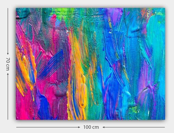 Πίνακας καμβά 170432189 Πολύχρωμο 70x100 cm