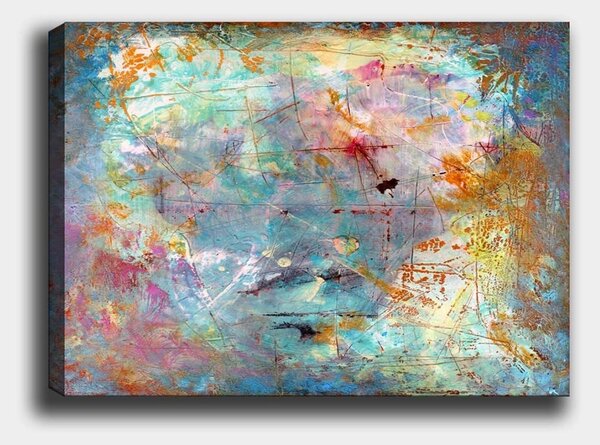 Πίνακας καμβά 629662394 Πολύχρωμο 70x100 cm