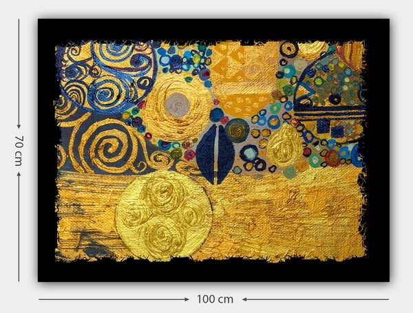 Πίνακας καμβά 222201946 Πολύχρωμο 70x100 cm
