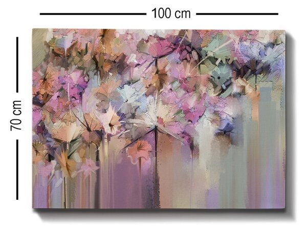 Πίνακας καμβά 1324599569 Πολύχρωμο 70x100 cm