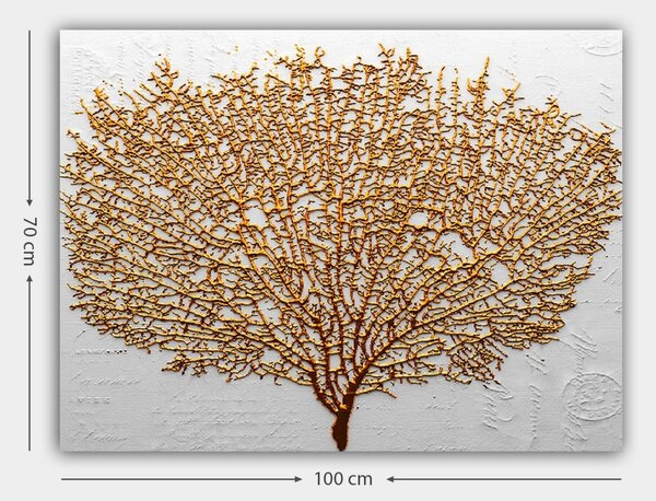 Πίνακας καμβά 703981996 Πολύχρωμο 70x100 cm