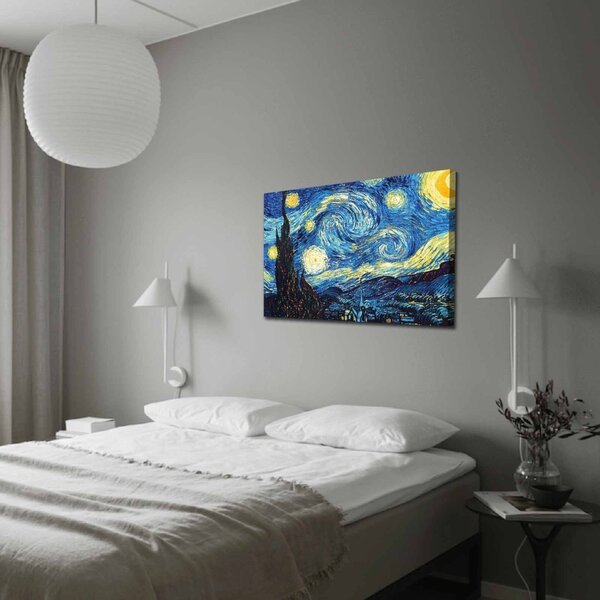 Πίνακας καμβά FAMOUSART-052 Πολύχρωμο 70x100x3 cm
