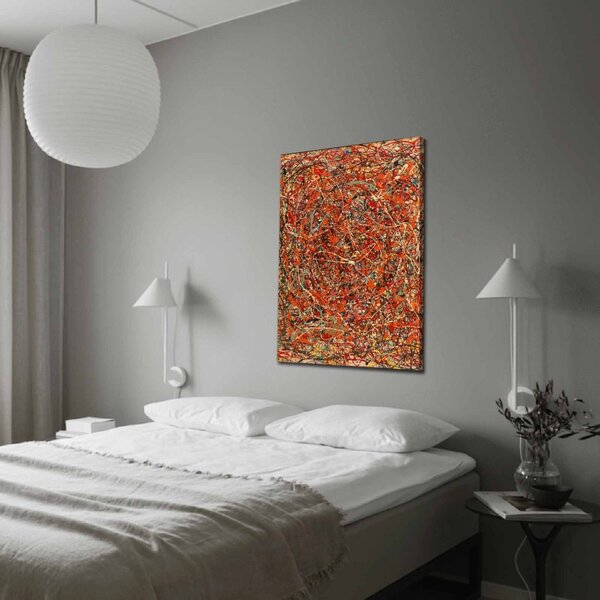 Πίνακας καμβά FAMOUSART-056 Πολύχρωμο 70x100x3 cm