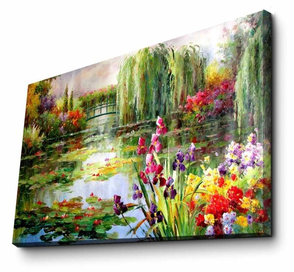 Πίνακας καμβά FAMOUSART-116 Πολύχρωμο 45x70 cm